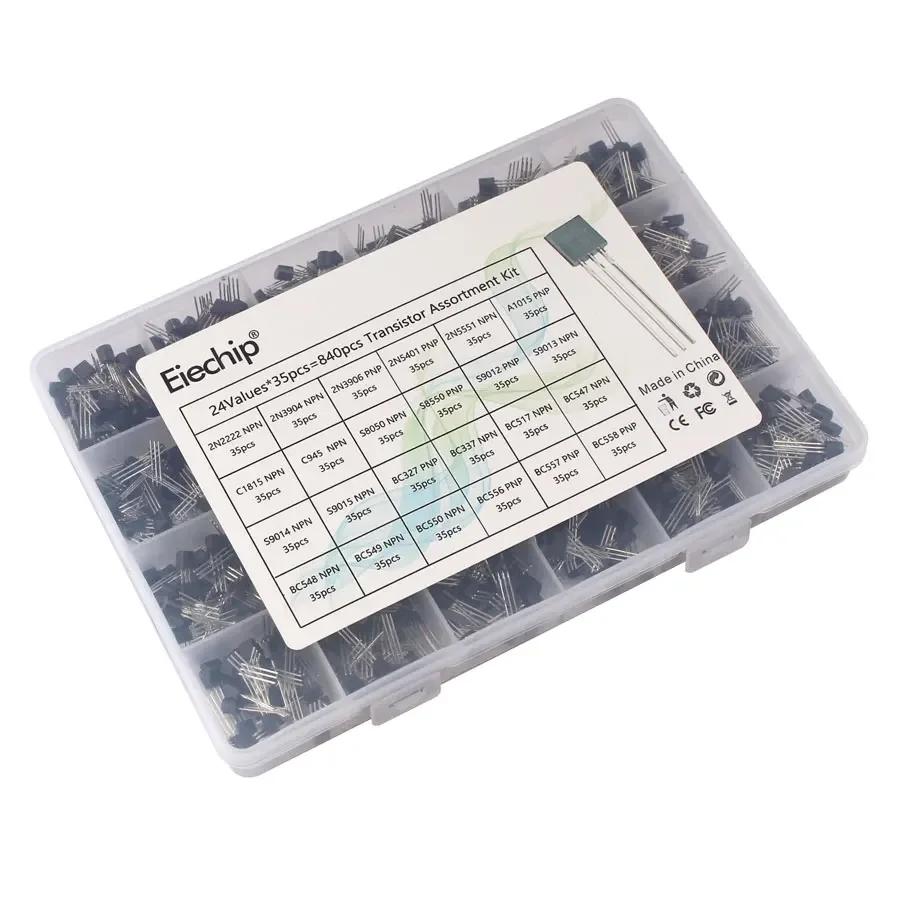 200-900PCS Transistor Assortment Kit TO-92 PNP/NPN BC327 BC337 BC557 S9014 Bipolar Junction Transistor Electronic Components
