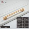 Oukali  New Design Zinc Alloy Pulls 96 128 192mm Home Furniture Hardware Kitchen Cabinet Dresser Drawer Door Pull Handles