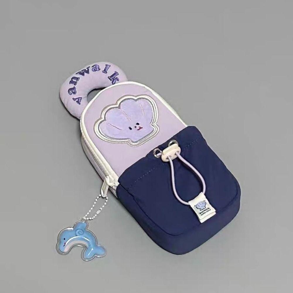 Bowknot Ribbon Pencil Case Large Capacity Pencil Pouch Simple Stationery Bag  Student