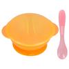 Baby Suction Bowl with Lid and Spoon Set Food Grade PP Machine Washable Baby Feeding Bowls