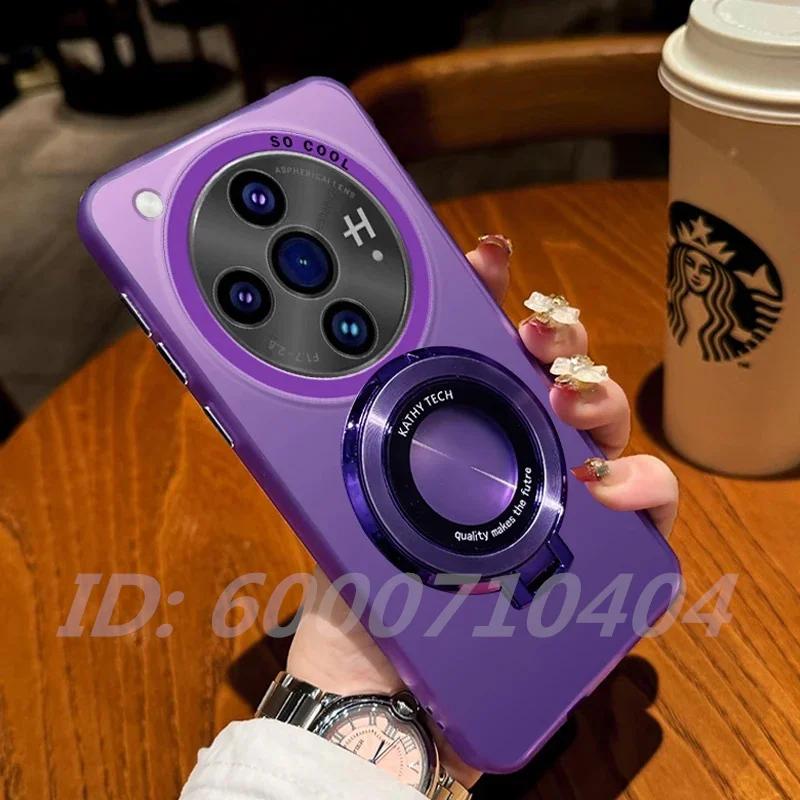 Note 50 Pro Laser Matte Hard Ring Magnetic Bracket Case on For Infinix Note 50 Note50 Pro Hot 50 Pro Plus 50i 4G 5G Stand Cove