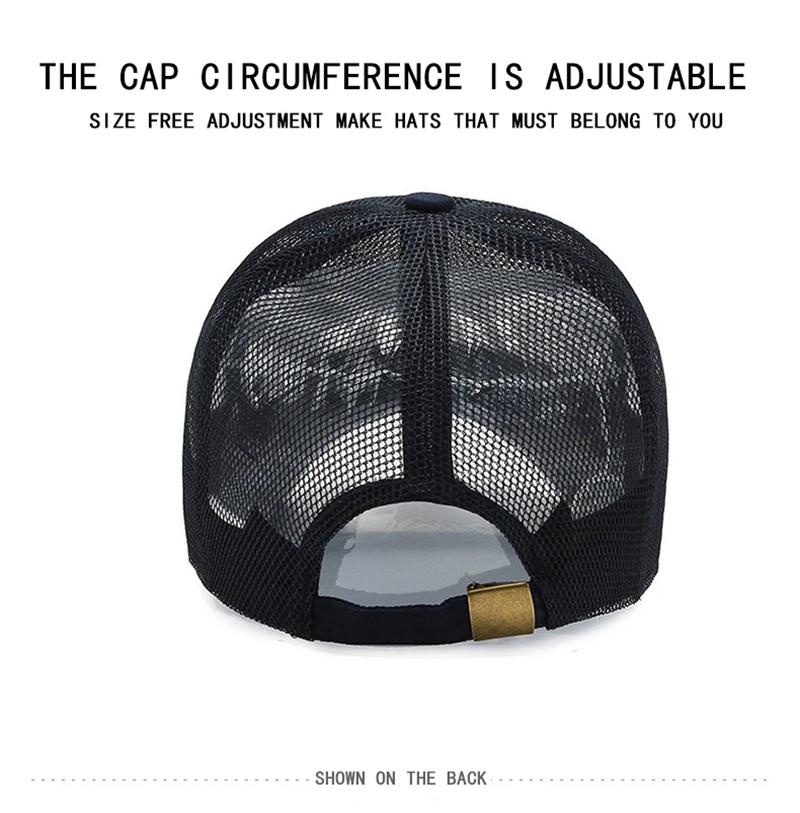 Summer Men Hat Openwork Brim Breathable Mesh Cap Outdoor Sports Sunscreen Baseball Women Sunhat