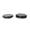 Rear Lens Body Cap Camera Cover Set Dust Screw Mount for Protection Plastic Black Replacement for Olympus for Panasonic