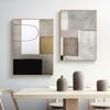 Abstract Vintage Geometric Canvas Paintings Minimalist Poster and Print Wall Art Pictures for Office Home Cuadros Decoration