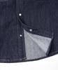 Ucla Unisex Denim One-Pocket Oversized Shacket [Dk-Indigo](Ub9Dj70)