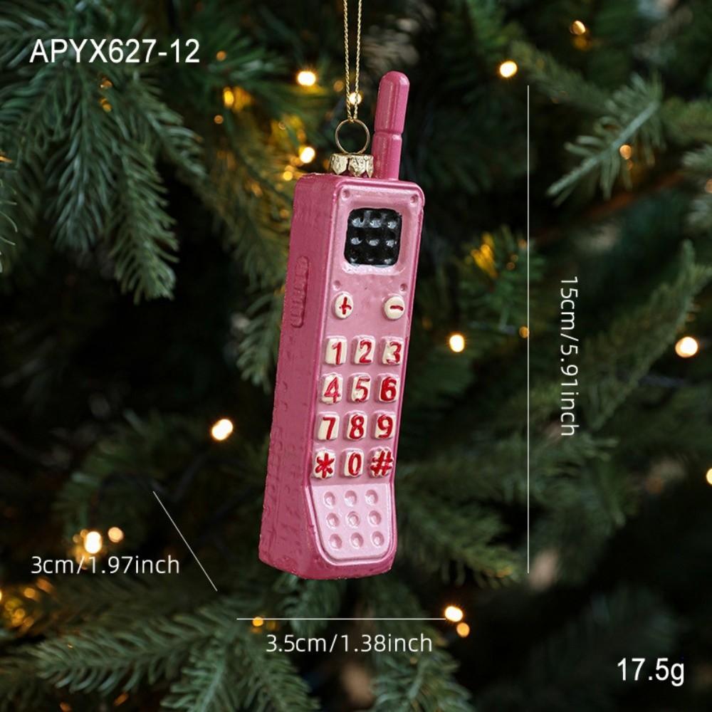 

New Plastic Christmas Macaron Ornaments DIY Cute Christmas Tree Pendant Christmas Tree Hanging Ornaments Christmas Navidad Gift