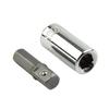 Socket Converter Socket Adapter Set 1/4" Hex Shank To 1/4" Square Driver Power Tool Parts Accessories For Impact Wrench