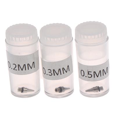 0.2/0.3/0.5Mm Body Painting Airbrush Spray Gun Replacement Parts Needle Nozzle