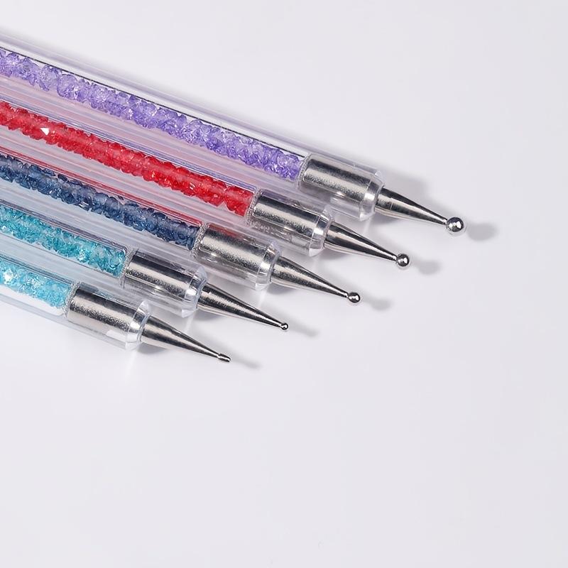 Double-headed Dot Drill Drawing Line Drawing Pen Nail Art Painting Tool 5pcs Beautiful and Practical Nail Art Construction Tool