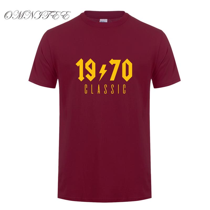 Omnitee Fashion 1970 Classic T Shirts Unisex Cotton Summer Funny Short Sleeve Birthday Gift T Shirt Tops Tee Unisexs Tshirt Oz190