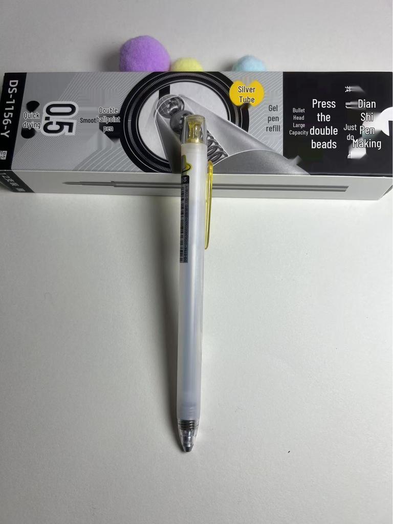Dianshi Galaxy Raumzeit Kapsel Kugelschreiber - Leise, Schnelltrocknend, Doppelkugel, Großes Fassungsvermögen, Schwarzer Signierstift.