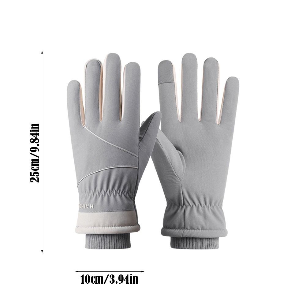 Multipurpose Windproof Cold Proof Touch Screen Gloves Wear-resistant Thick Warm Mitts Full Finger Mittens