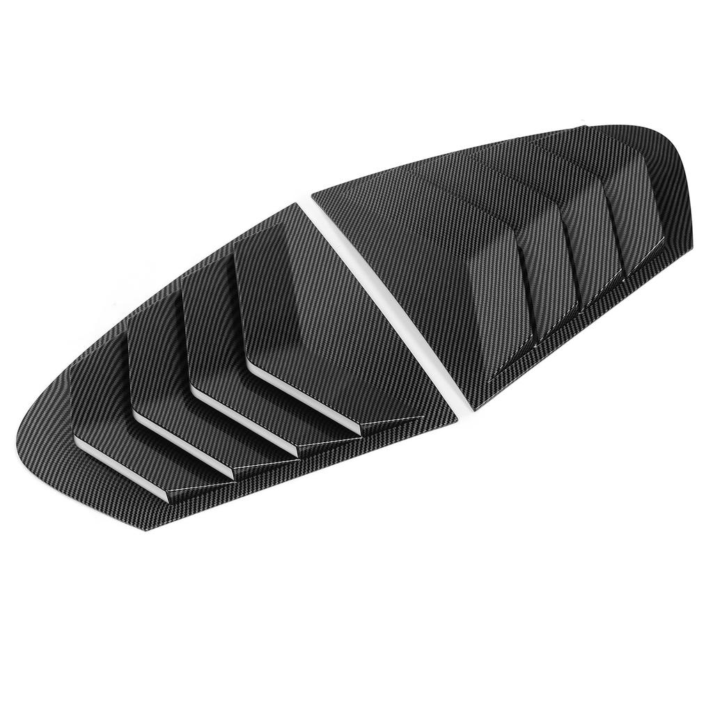 1 P Rear Window Louver Left Right Scratch Resistant Side Window Vent Louvers Scoop Cover Blinds for 5 Series F10 2011 to 2017