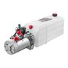 8 L Hydraulic Power Unit, Single Acting Dump Trailer Pump, 22 MPa Max Relief Pressure & 3.4 L/min Flow Rate, DC 12V Hydraulic Pump with Metal