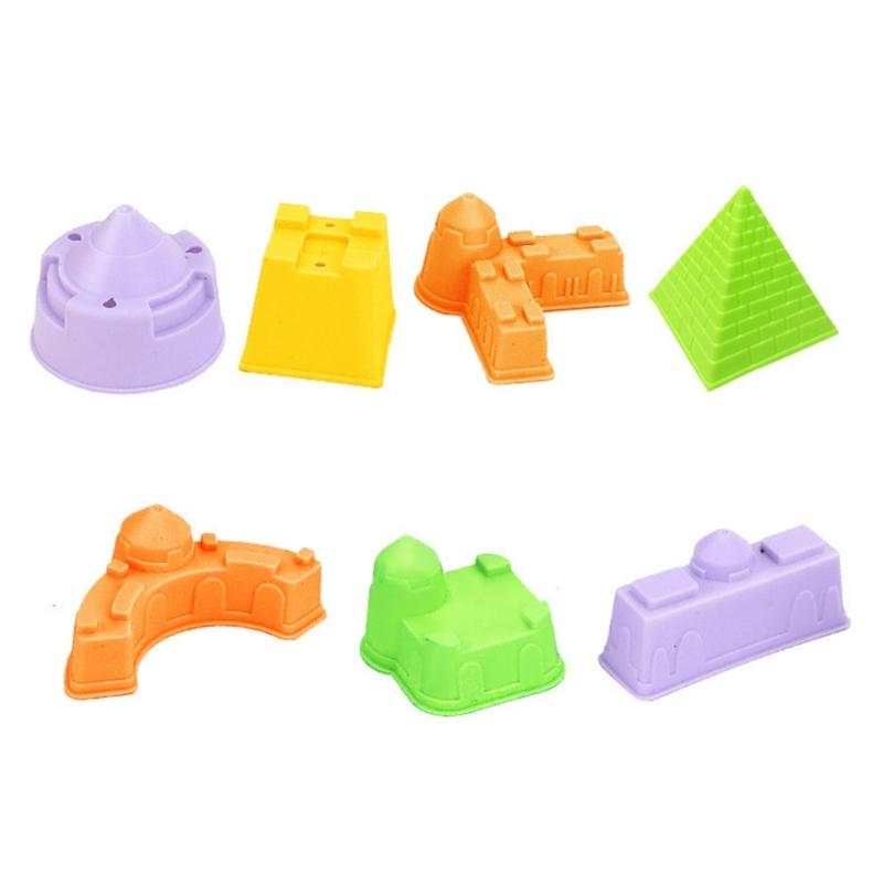 Sand Play Tool Set Sand Shovel Bucket Sandcastle Toy For Children With Bright Color for Parents Kids Beach Vacation