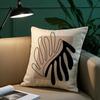 Classic Modern Flowers Pillow Case Short Plush Print Cushion Cover Square Throw Pillow Covers Sofa Home Decor