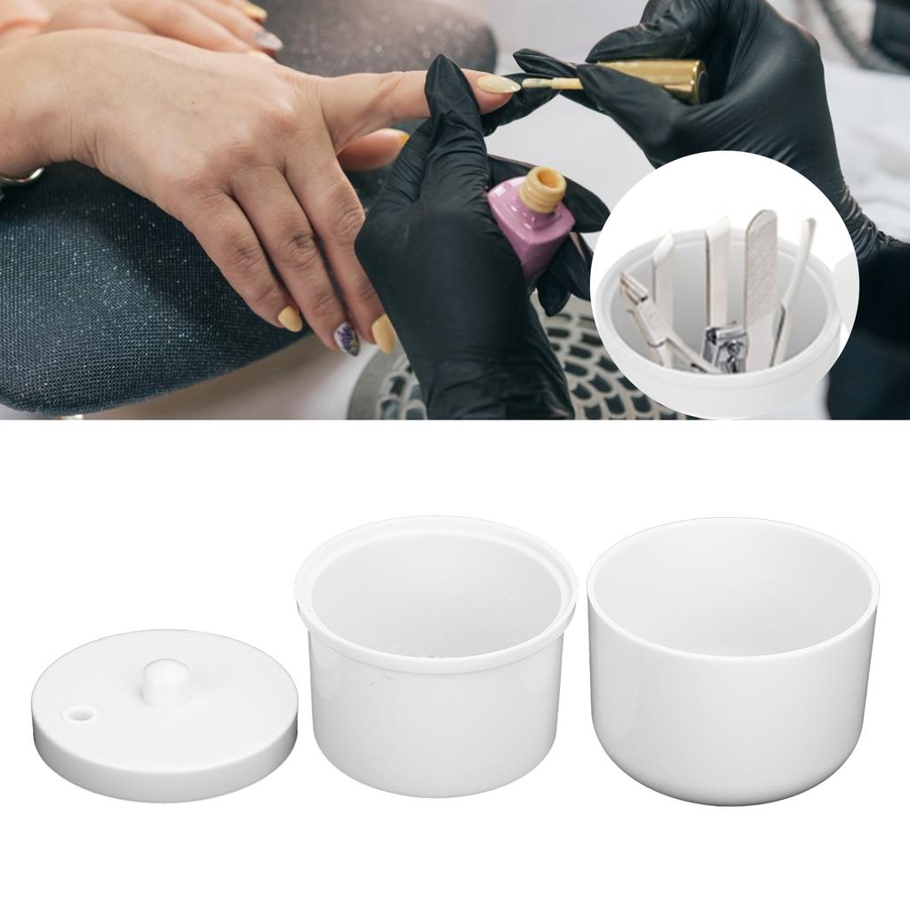Portable Nail Art Cleaning Box Manicure Tools Cleaning Container Nail Art Tool Cleaning Cup