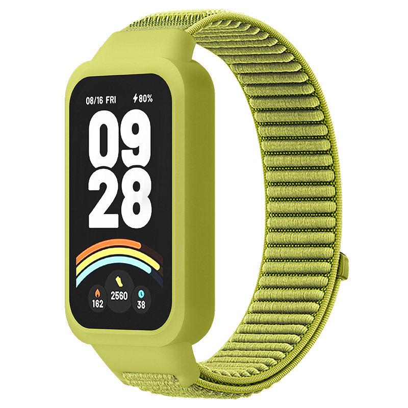 Nylon Straps for Xiaomi Band 9 Active/Redmi Band 3 Smartwatch Bracelet Sport Breathable Loop Correa For Xiaomi Miband 9 Active