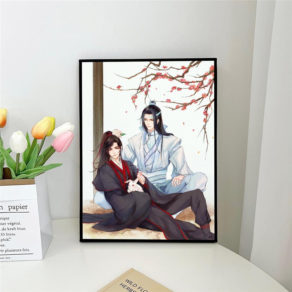 1 szt. Anime G-Grandmaster Mo D-Dao Z-Zu S-Shi M-MDZS Samoprzylepny Plakat Artystyczny Wodoodporna Naklejka Papierowa Dom Bar Pokój Dekoracja Ścienna