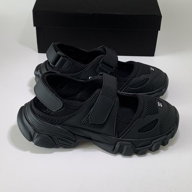 

Summer ins Japanese retro Velcro platform casual dad sports sandals single shoes women s shoes beach shoes women 35