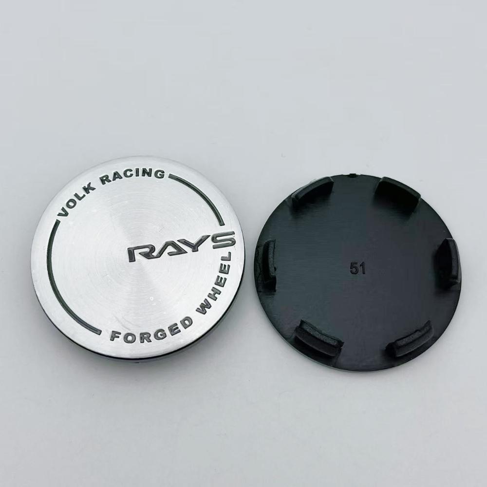 4pcs 51mm Car Wheel Center Caps with Rays Logo Emblem Wheel Rims hub cap Auto Rim Centre Cover Hubcap Car Styling Accessories