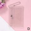 1Pc Women'S Credit Card Holder Wallet Transparent Waterproof Pvc Id Card Wallet