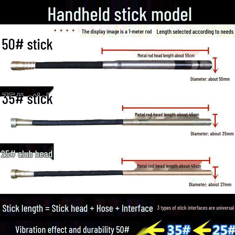 220В Мини-ручной вибратор для бетона Model 35mm-1m Rod