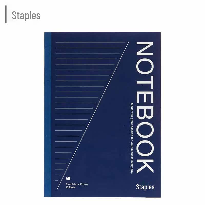 Staples PBN530 A5 Softcover Notebook