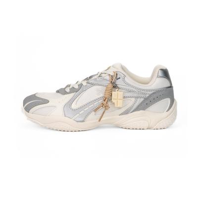 Outdoor Fashion Versatile Trendy Retro Low-Top Lifestyle Casual Shoes Women Sneaker Light-Silver 122638886R-1