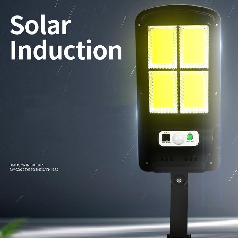 Luz de Calle Solar Lámpara de Pared Exterior Impermeable Sensor de Movimiento PIR Ahorro de Energía Luz Jardín Patio Porche Iluminación de Garaje