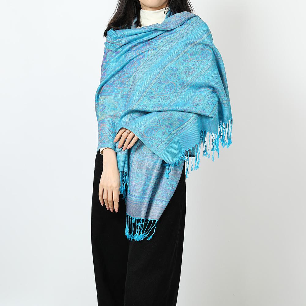 Jacquard cashew scarf shawl women's headscarf spring and autumn thin scarf