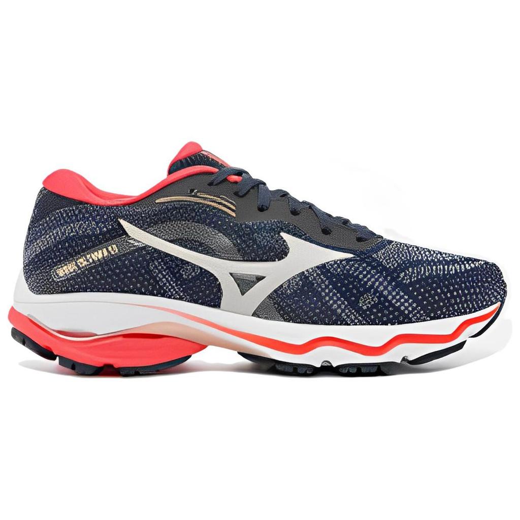 Mizuno Wave Ultima 13 Mesh Cushioning Non-Slip Durable Low-Top Running Shoes Women Sneakers Blue Red J1GD221872