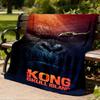 1pc King Kong Outdoor Flannel Throw Blanket Soft, Lightweight & Warm
