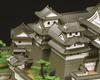 DOYUSHA 1/500 Scale Japanese Famous Castle Standard Himeji Castle Plastic Model S-21 Molded Color