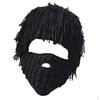 Funny Hat with Beard Winter Beanie Knitted for Halloween Christmas Cosplay Party