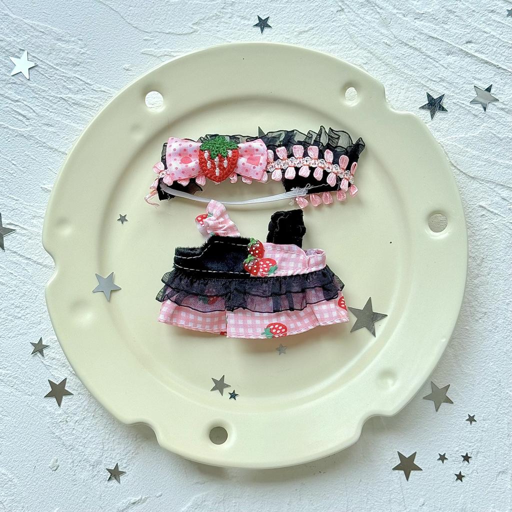 Pro 17cm panenku Labubu V2 V1 Šaty Oblečení Obleček Doplňky Oblečení pro idolovou panenku pro Dětský dárek Labubu Přívěsek Oblečení