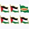 1 ou 5 Peças Broches de Lapela Bandeira da Palestina Atacado - Broche de Lapela Nacional Palestino de Metal - Lembrança de Metal para Chapéu Roupas Mochila