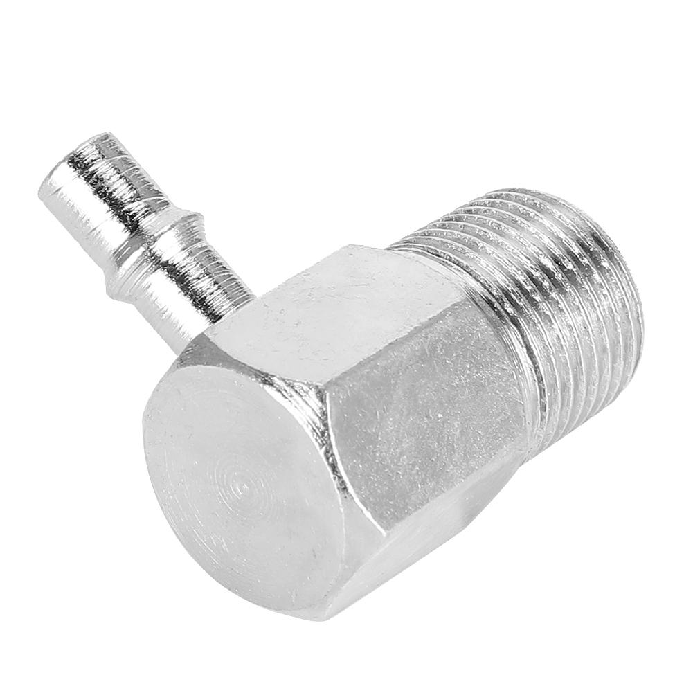 Intake Manifold Vacuum Fitting 90 Degrees  3 8NPT 1 4 Hose Nipple Car Modification 4535Z