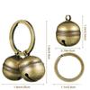 Collar Key Rings Bell Pendant DIY For Christmas Tree Jingling Bells Cat Bell Pet Pendant Key Ring