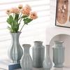 Elegant Celadon Vase: Classical Ru Kiln Ceramic for Hydroponic Flower Arrangements and Living Room Decor