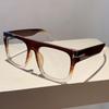Simple Retro Thick Frame Square Anti-Blue Light Flat Glasses Trendy Unique Glasses Frame
