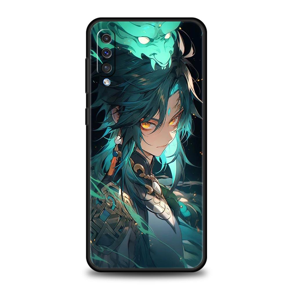Genshin impact Genshin Zhongli Pouzdro pro Samsung A24 A12 A14 A32 A50 A70 A20E A20S A10S A22 A30 A40 A34 A54 A42 A52 5G A04s Kryt