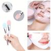 Double Head Silicone Mask Brush Soft Head Apply Mud Film with DIY Mask Brush