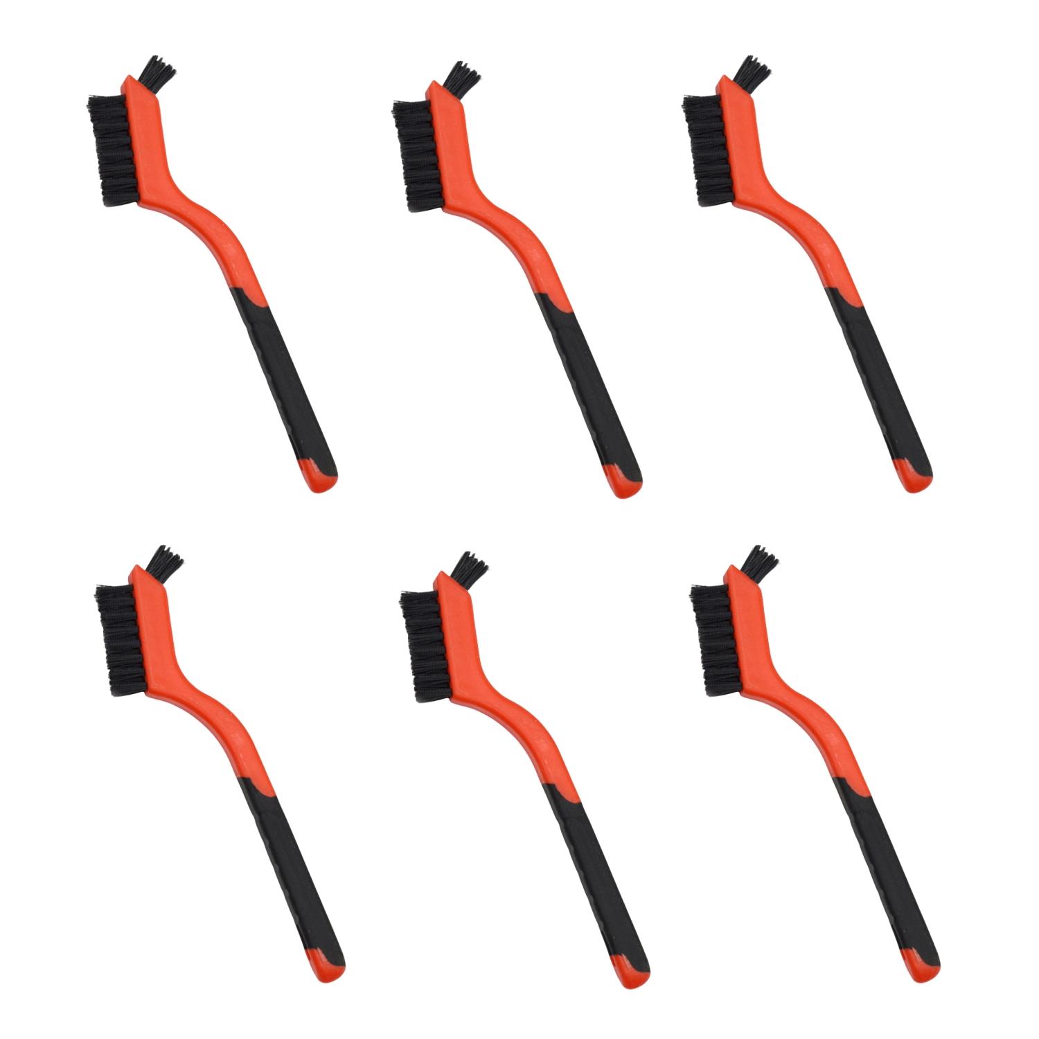 

Small Wire Brush Set 6Pcs for Cleaning Rust Remover Scrub Brush Detailing Scratch Brush Metal Brushes Bristles Bristle Brush