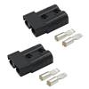 Safe Wiring Solutions 2PCS Battery Terminal Connectors Rated At 120A Made from High Conductivity Silver Plated Copper Materials