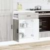 Porto Kitchen Base Cabinet Grey Sonoma Particleboard