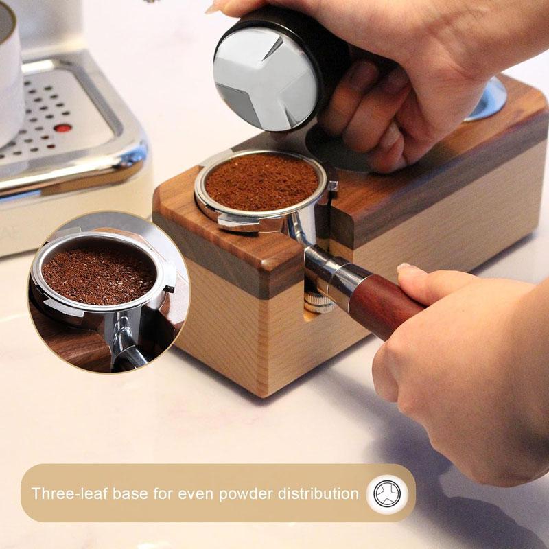 Coffee Dispenser Espresso Dispenser Tool/straightener Angle Slope Adjustable Depth 51/53/58 Mm Portafilter Straightener