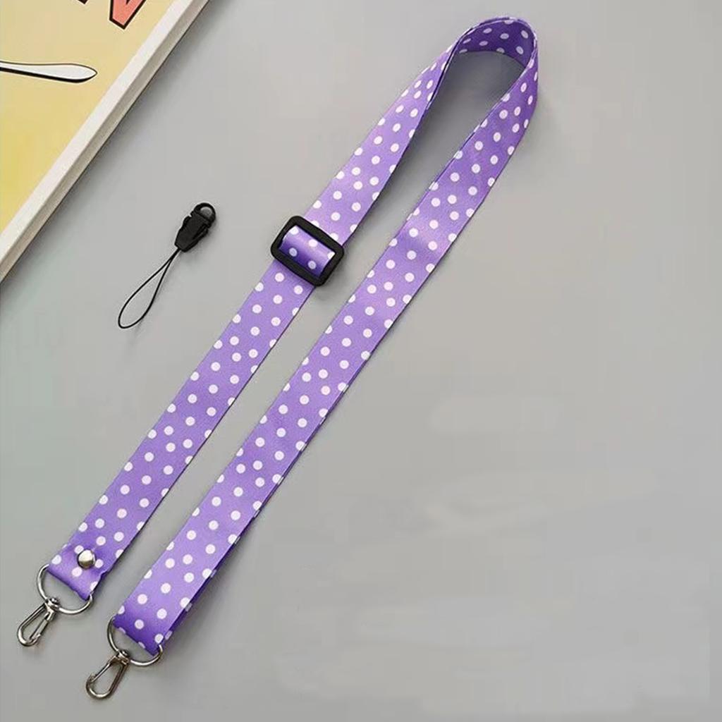 New Adjustable Phone Lanyard, iphone 15 Double Buckle Crossbody Rope, Colorful Shoulder Strap Rope, Multi-Purpose Safety Lanyard
