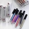 Maquillaje de Sombras de Ojos Líquidas Perladas de 12 Colores Natural Ahumado Plateado Brillante Diamante con Purpurina Sombras Impermeables Duraderas Maquillaje para Ojos
