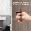Invisible Room Door Lock Press Type Concealed Handle Hidden Outward-Opening Wooden Magnetic Door Handle Door Lock 2025 NEW